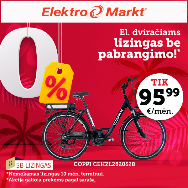 El. dviračiams lizingas be pabrangimo! | PANORAMA