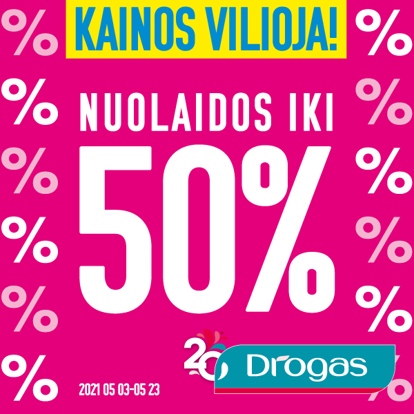 Drogas BigSale KAINOS VILIOJA 2021 05 03 05 23 PC banenr 600x600 v2