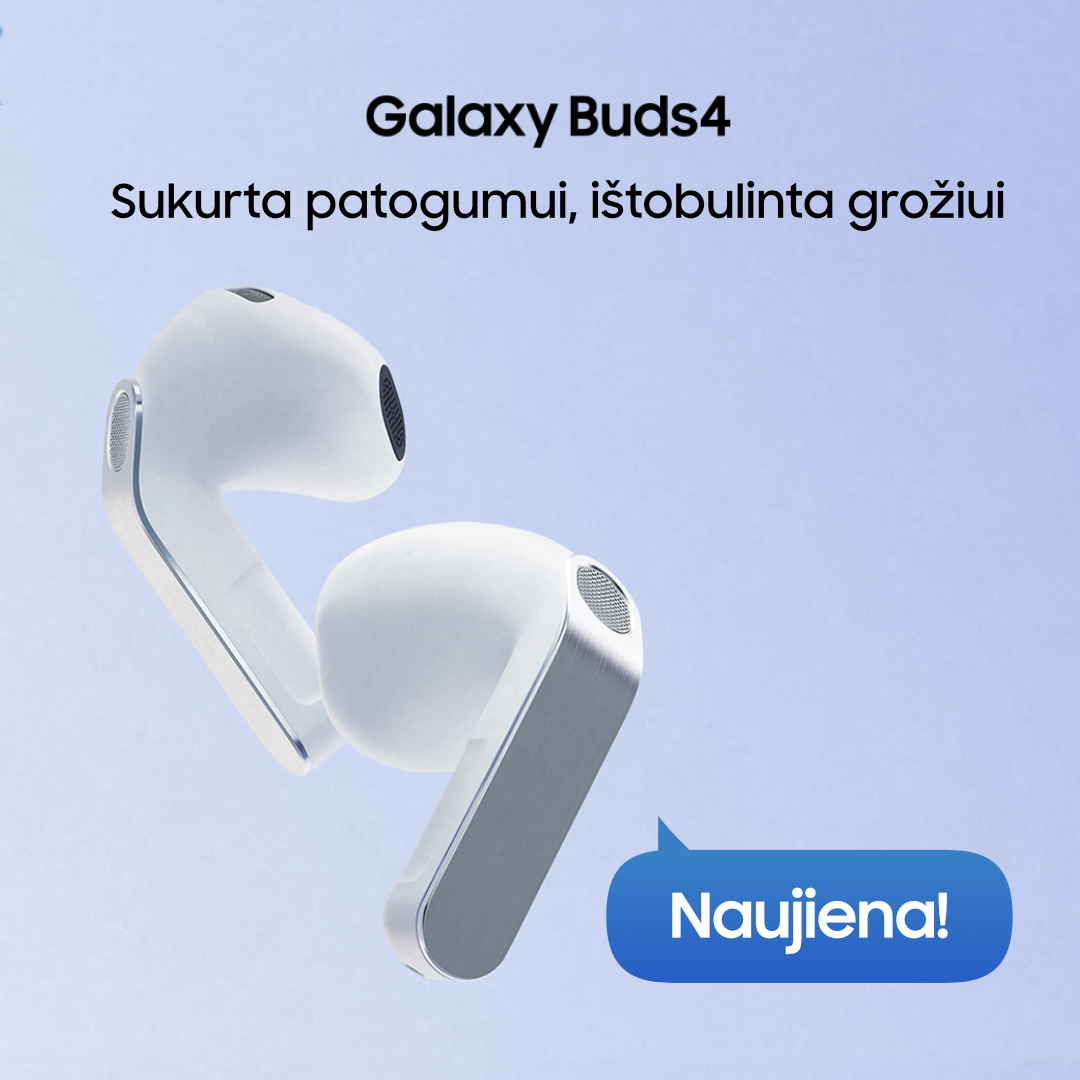 Galaxy Buds4 naujiena LT
