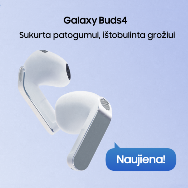 Galaxy Buds4 naujiena LT