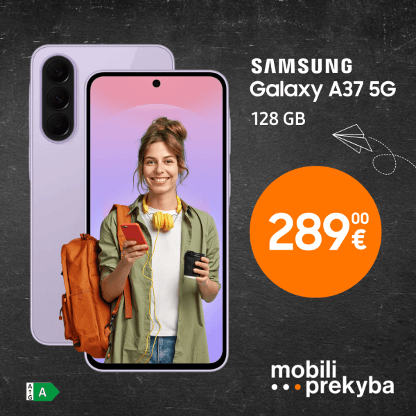 Samsung Galaxy A37 nuo 289 Eur akcija 1