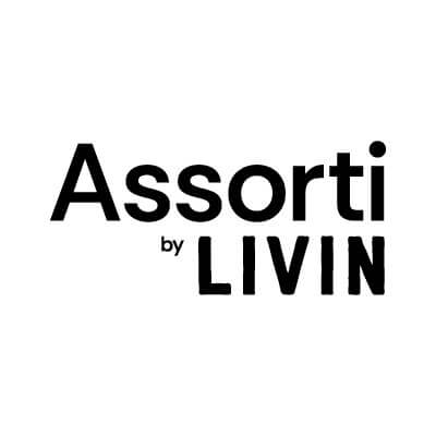 Assorti by Livin black logo 400x400px v2