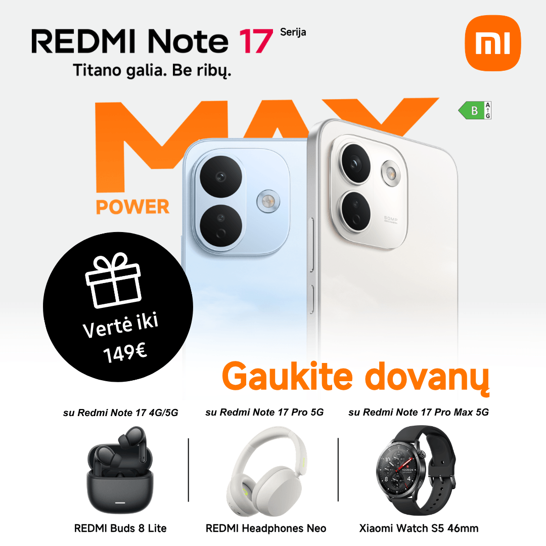 Xiaomi Redmi Note 17 serija Panorama Mobili prekyba